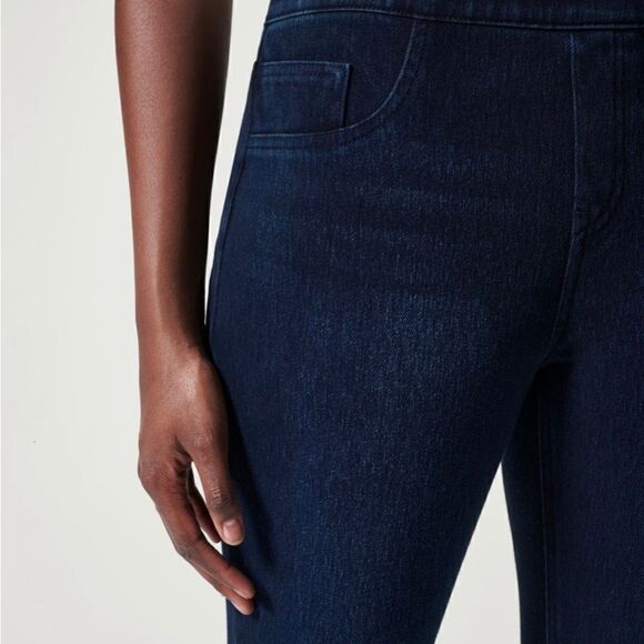 NWT SPANXS Jean-ish leggings blue size Large - Picture 4 of 7
